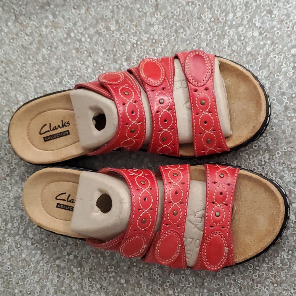 Clarks 6-1/2 Sandal EUC